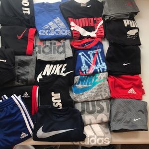 4T-4 Boys Sports Bundle! Nike, Adidas, PumaVarious